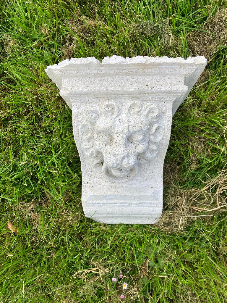 console sokkel leeuwenkop, Ophalen of Verzenden