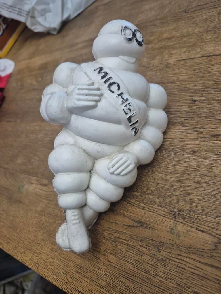 Vintage Michelin Bibendum Beeldje - Decoratie, Ophalen, Gebruikt, Gebruiksvoorwerp
