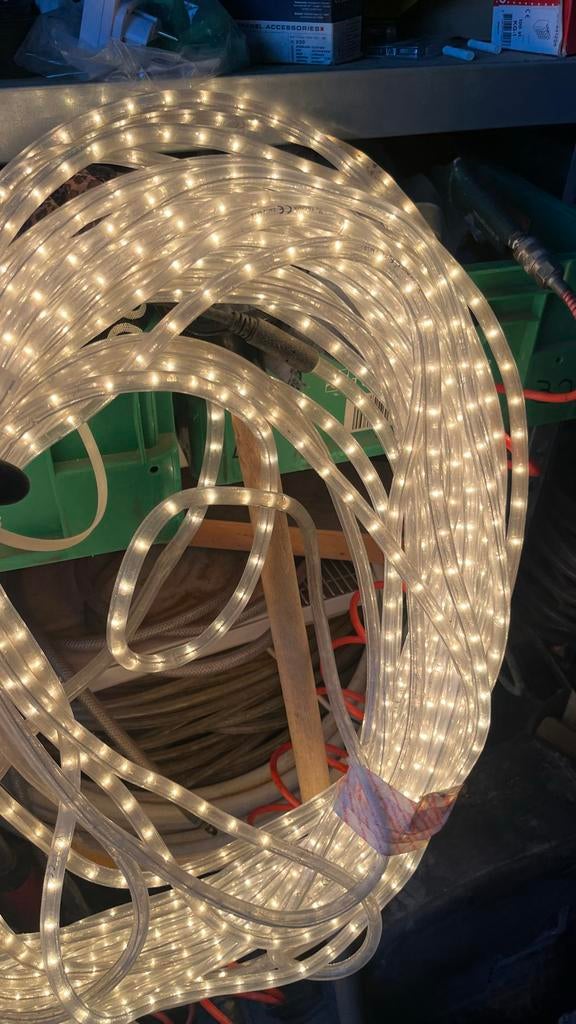 Lichtslang - 25/30 meter - Gebruikt (4 stuks beschikbaar), Ophalen, Gebruikt