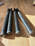 Vier zwarte tafelpoten (IKEA), gratis, Ophalen, Tafelpoot, Gebruikt, 50 tot 100 cm