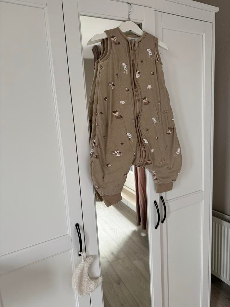 Meyco slaapzak 80cm met bosdieren print, Ophalen of Verzenden, Gebruikt, 70 tot 85 cm, Slaapzak