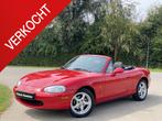 Mazda MX-5 NB 1.6i 110PK, NEDERLANDSE AUTO, Auto's, Mazda, Zwart, 4 cilinders, Cabriolet, Origineel Nederlands