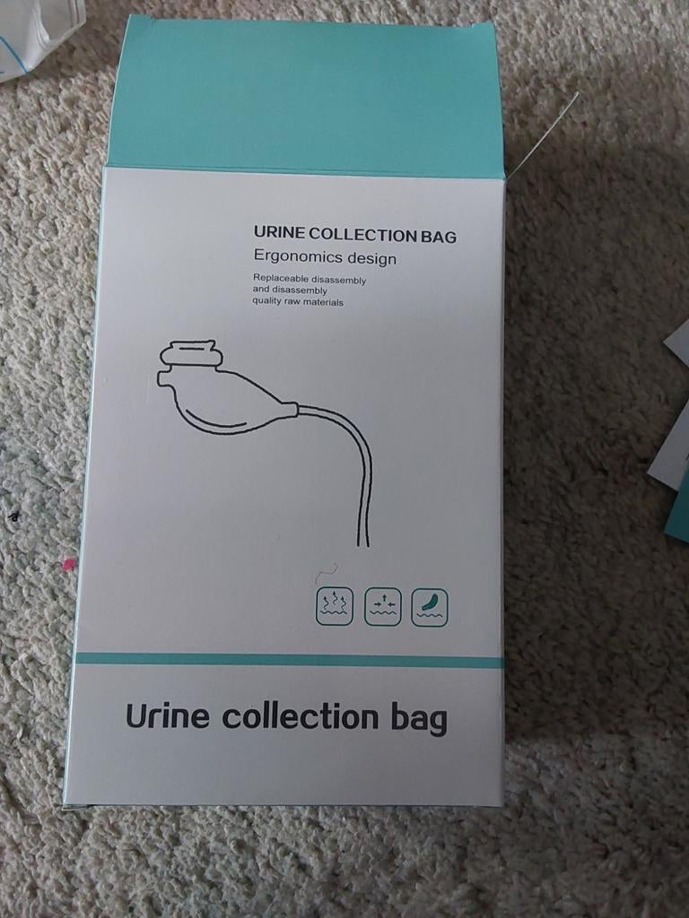 Urine collection bag, Diversen, Verpleegmiddelen, Ophalen of Verzenden