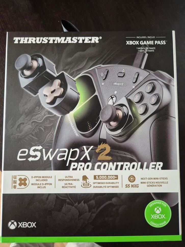 Thrustmaster eSwap X2 Pro Controller, Spelcomputers en Games, Spelcomputers | Xbox | Accessoires, Zo goed als nieuw, Xbox One