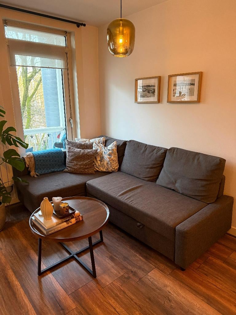 Sofa Grey (Pull out), Ophalen, Gebruikt, Vierpersoons of meer