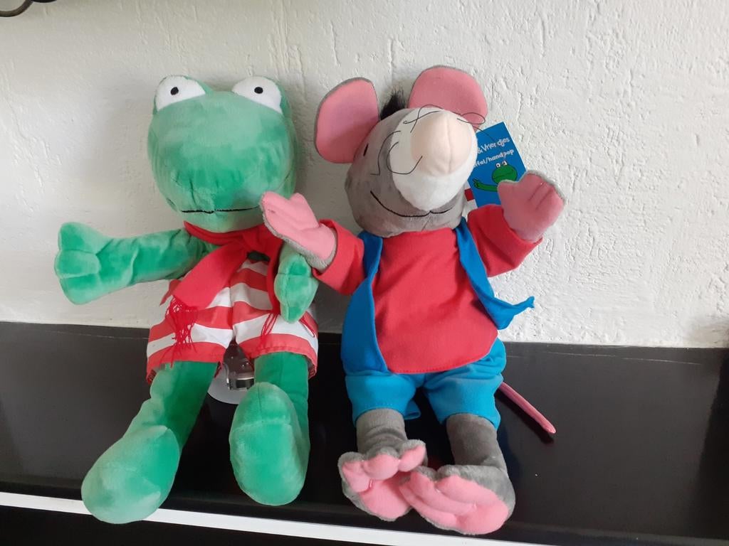 Max Velthuijs handpoppen, Verzamelen, Poppen, Zo goed als nieuw, Pop, Ophalen of Verzenden