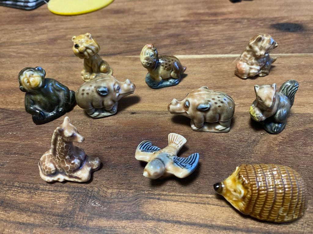 Wade England porseleinen-10 Dierenbeeldjes Collectie, Verzamelen, Ophalen of Verzenden, Gebruikt, Overige soorten, Beeldje of Figuurtje