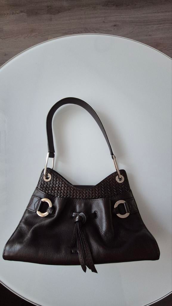 Lancel Schoudertas Bruin - Perfecte Staat (28x19x13cm), Overige merken, Bruin, Ophalen of Verzenden, Zo goed als nieuw