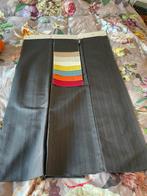 Hermes Staal Stof Herringbone Jacquard - Ebene Katoen & Zijd, Hobby en Vrije tijd, Stoffen en Lappen, Bruin, Nieuw, Ophalen of Verzenden