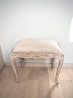 Eiken bankje, Ophalen, Zo goed als nieuw, Rechthoekig, Stof