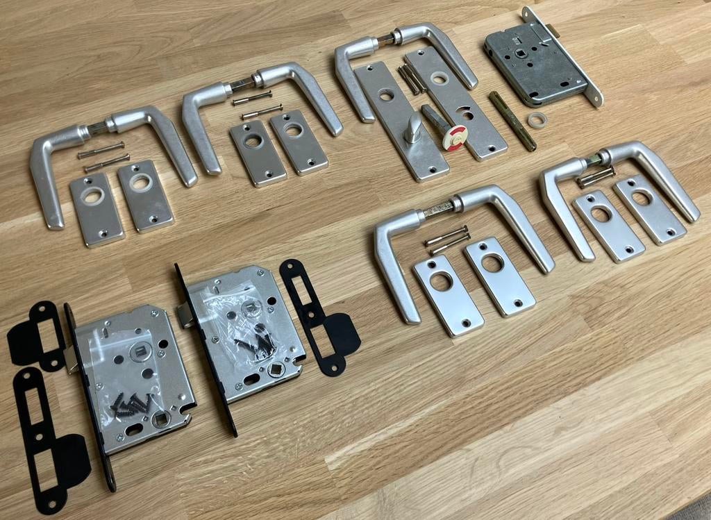 Deurbeslag, deurklinken en schilden, Ophalen of Verzenden, Gebruikt, IJzer, Klink of Kruk