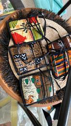 5x afrikaanse portemonnee aan koord nieuwe met 2 ritsjes, Ophalen, Zo goed als nieuw, Zwart