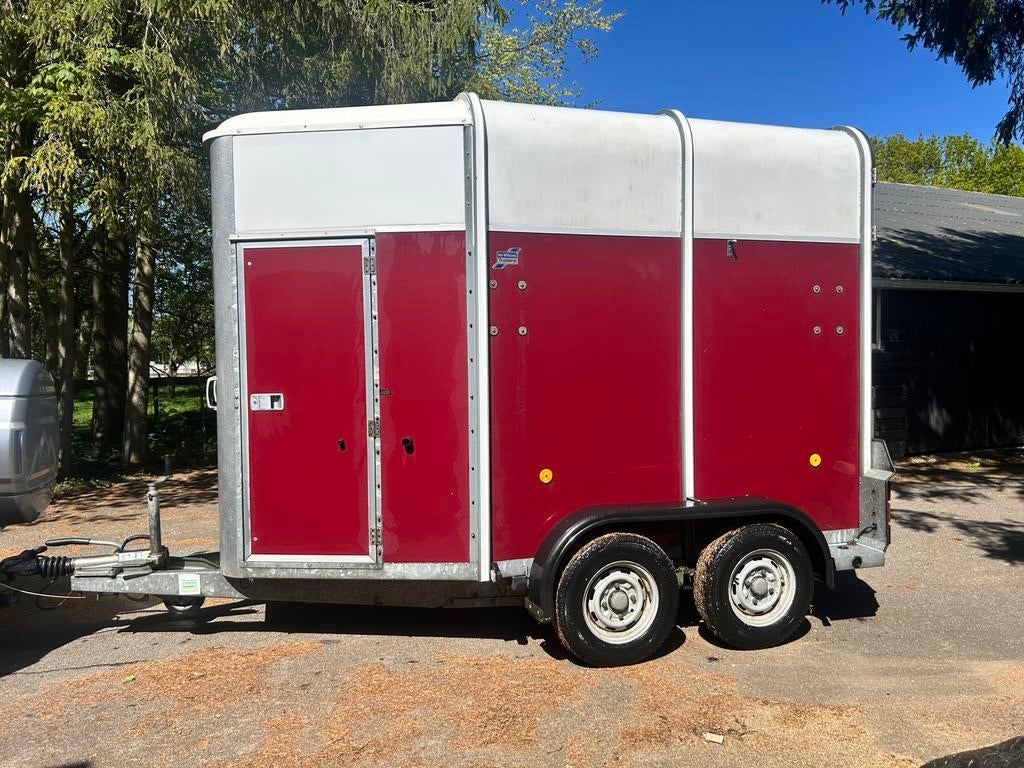 Ifor Williams 2 paards trailer, Dieren en Toebehoren, Ophalen of Verzenden, Gebruikt, Aluminium, 2-paards trailer