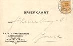 Firma H.J. van der Rijn, metaalhandel, Leeuwarden - 11.1925, Ophalen of Verzenden, Briefkaart
