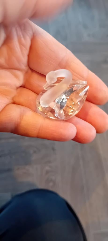 Swarovski Zwaan Kristal Figuurtje, Ophalen of Verzenden, Zo goed als nieuw, Figuurtje