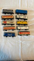 Hema wagons, 10 stuks, zie beschrijving, Ophalen of Verzenden, Gebruikt, Gelijkstroom, Wagon