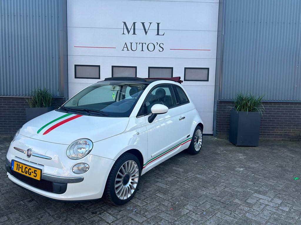 Fiat 500 C 1.4 Lounge / cabrio, Auto's, Fiat, Euro 5, 101 pk, Gebruikt, 31 €/maand