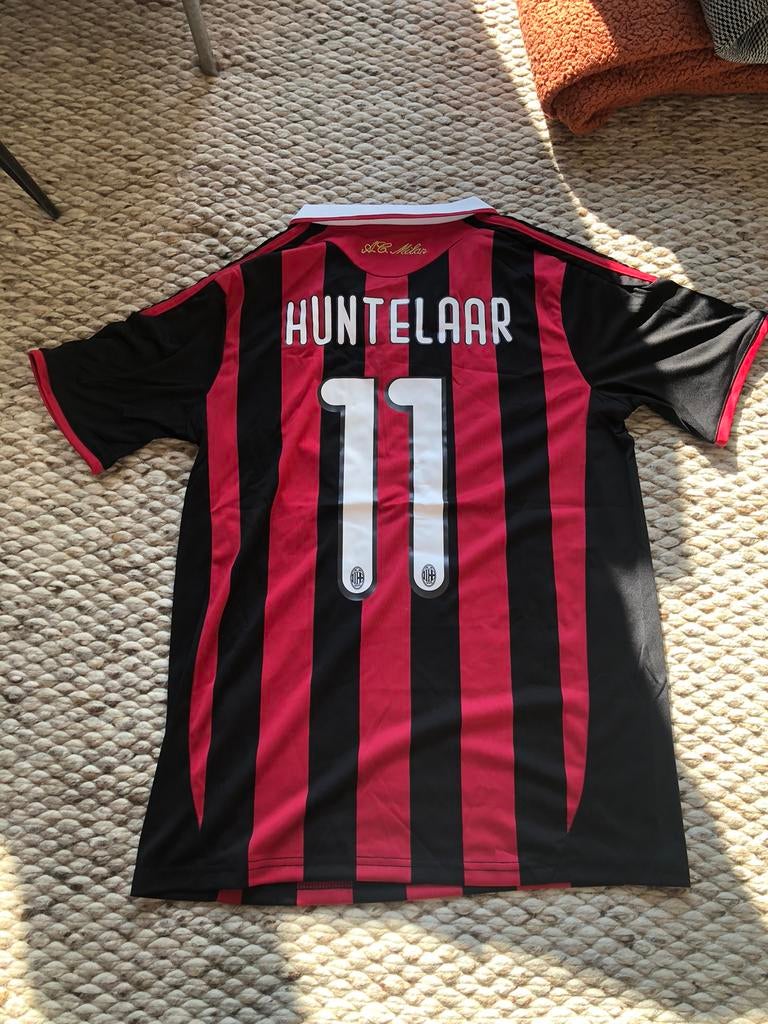 Huntelaar AC Milan Retro voetbalshirt Maat S, Ophalen of Verzenden, Zo goed als nieuw, Shirt