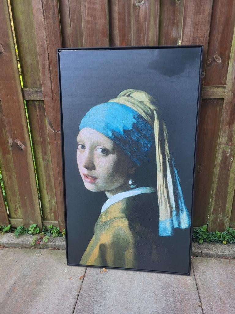 Schilderij Meisje met de parel, Ophalen