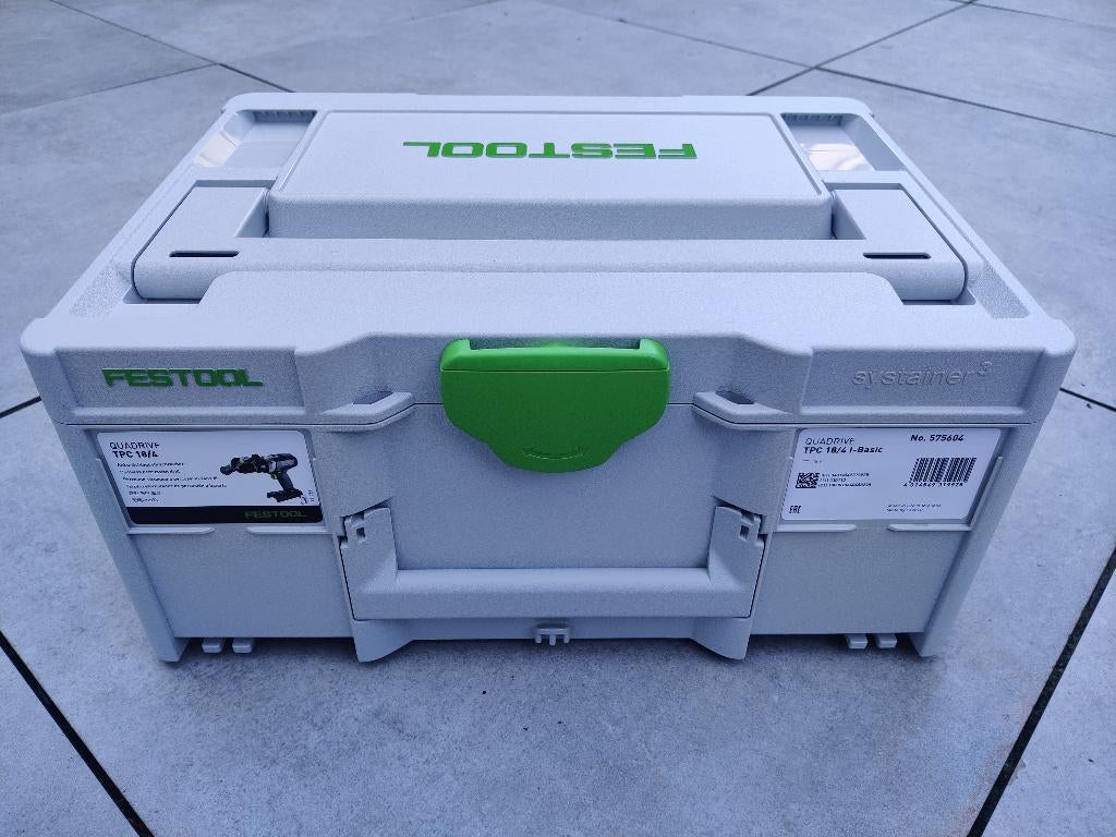 Festool systainer³ SYS3 M 187 van boormachine TPC/TDC 18/4, Ophalen of Verzenden, Nieuw