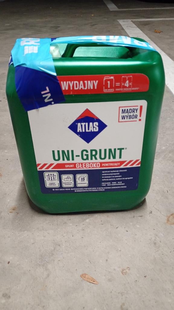 voorstrijk Atlas Uni-Grunt 5 kg, Ophalen, Overige kleuren, 5 tot 10 liter, Nieuw