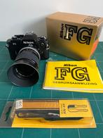 Nikon FG & Nikkor-c 43-86mm f3.5 (filmgetest), Audio, Tv en Foto, Fotocamera's Analoog, Ophalen of Verzenden, Zo goed als nieuw