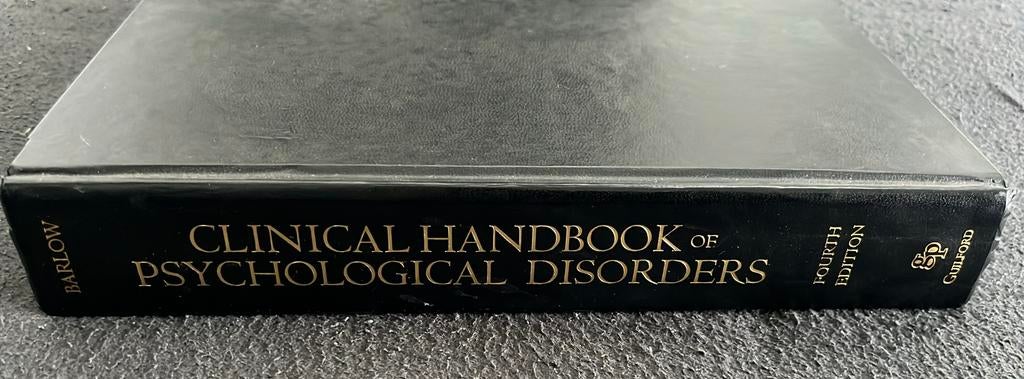 Barlow Clinical handbook of psychological disorders, Ophalen of Verzenden, Gelezen