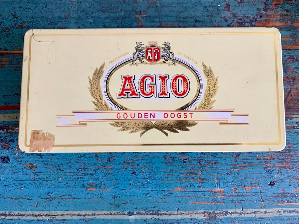 Agio Gouden Oogst blik, Ophalen of Verzenden, Gebruikt, Overige, Overige merken