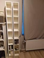 Ikea - Gnedby CD / DVD kast 2 stuks, Ophalen, Gebruikt, 150 discs of meer, Hout