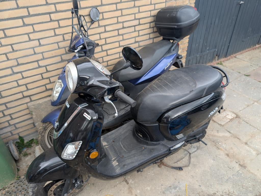 2x SYM Scooter (Fiddle 2019 & Orbit 2010) – Loop of Sloop, Ophalen, Gebruikt, Benzine, Fiddle