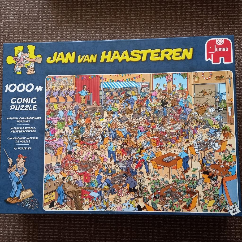 Jan van Haasteren puzzel, Ophalen, 500 t/m 1500 stukjes, Zo goed als nieuw, Legpuzzel