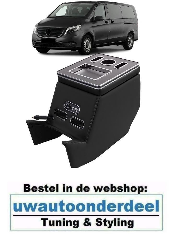 USB Luxe Middenconsole Armsteun Zwart Voor Mercedes V Klasse