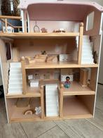 Petit Amélie Poppenhuis met Meubels en Poppetje, Ophalen, Gebruikt, Poppenhuis