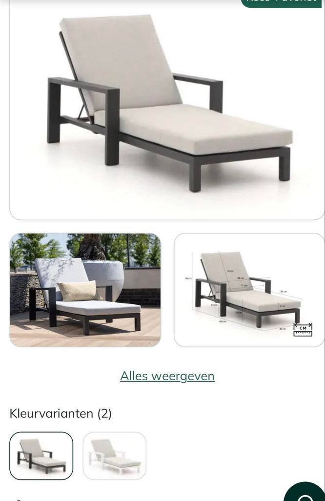 Nieuwe originele ligbedkussens Bellagio Suns en Rough, Ophalen of Verzenden, Nieuw