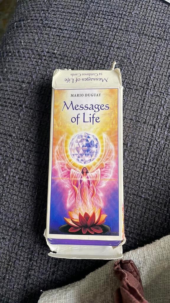 Messages of life Mario Duguay kaartendeck, Ophalen of Verzenden, Zo goed als nieuw, Tarot of Kaarten leggen, Overige typen