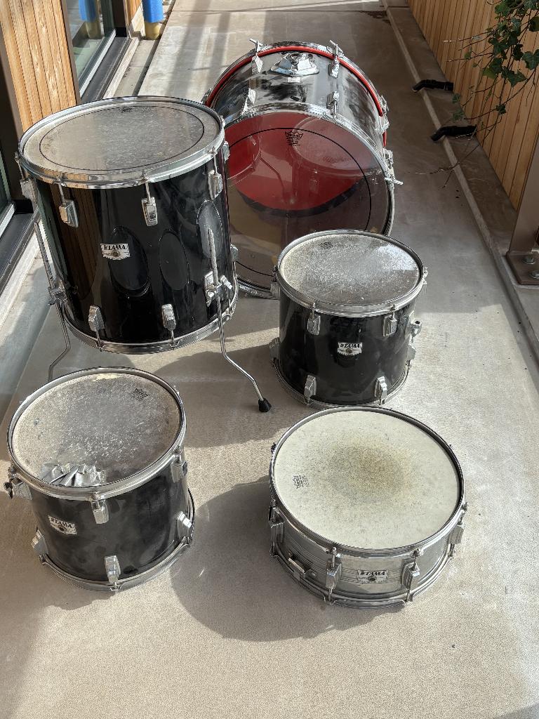 Drumstel Tama zonder bekkens, Muziek en Instrumenten, Drumstellen en Slagwerk, Ophalen, Gebruikt, Tama