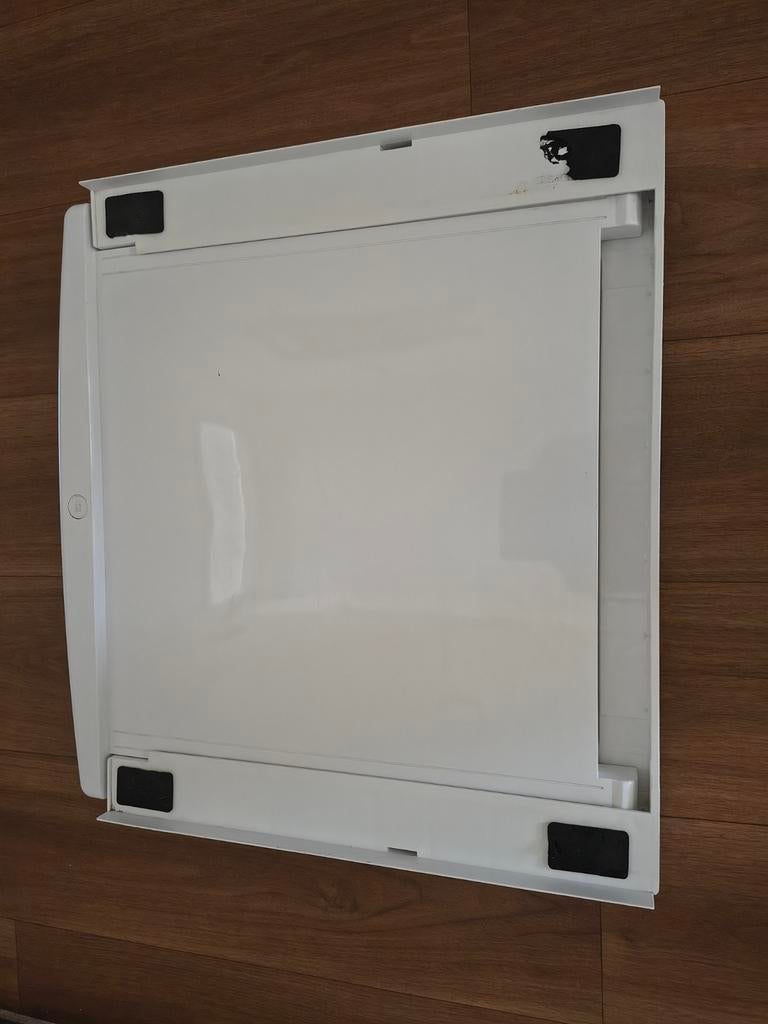 Tussenstuk voor wasmachine droger. Met uitschuifbare lade, Ophalen, Gebruikt