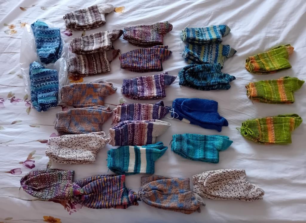 Zelfgebreide sokken(a) maat 39-42 nieuw, Kleding | Dames, Sokken en Kousen, Ophalen of Verzenden, Nieuw, Maat 39 t/m 42, Sokken en Kniesokken