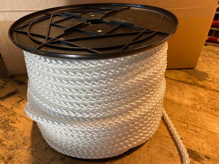 TOUW PPMF 6mm/hasels a 100mtr vlecht, Watersport en Boten, Accessoires en Onderhoud, Nieuw, Overige typen, Ophalen