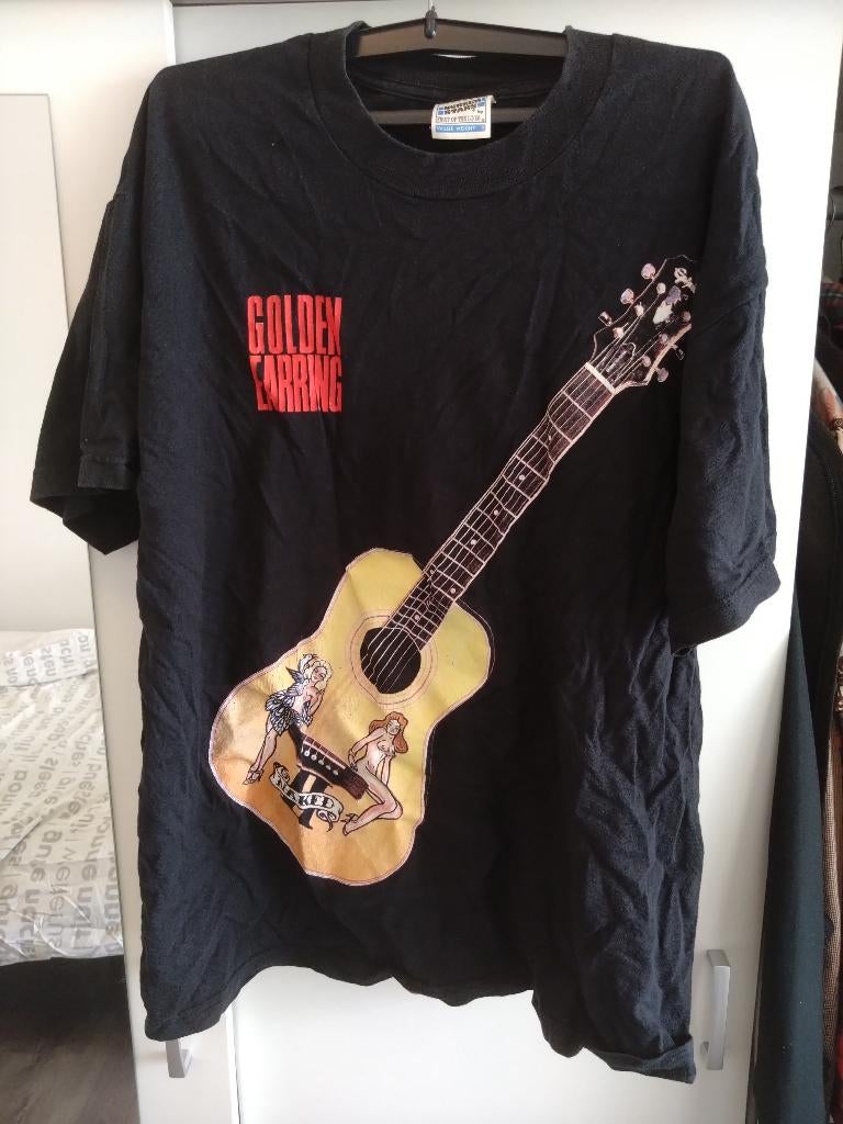 Vintage Golden Earring shirt 1998 Naked II - maat: Large, Ophalen, Gedragen, Maat 52/54 (L), Zwart