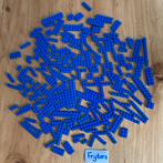 226 blauwe LEGO Plates, Ophalen of Verzenden, Zo goed als nieuw, Losse stenen, Lego
