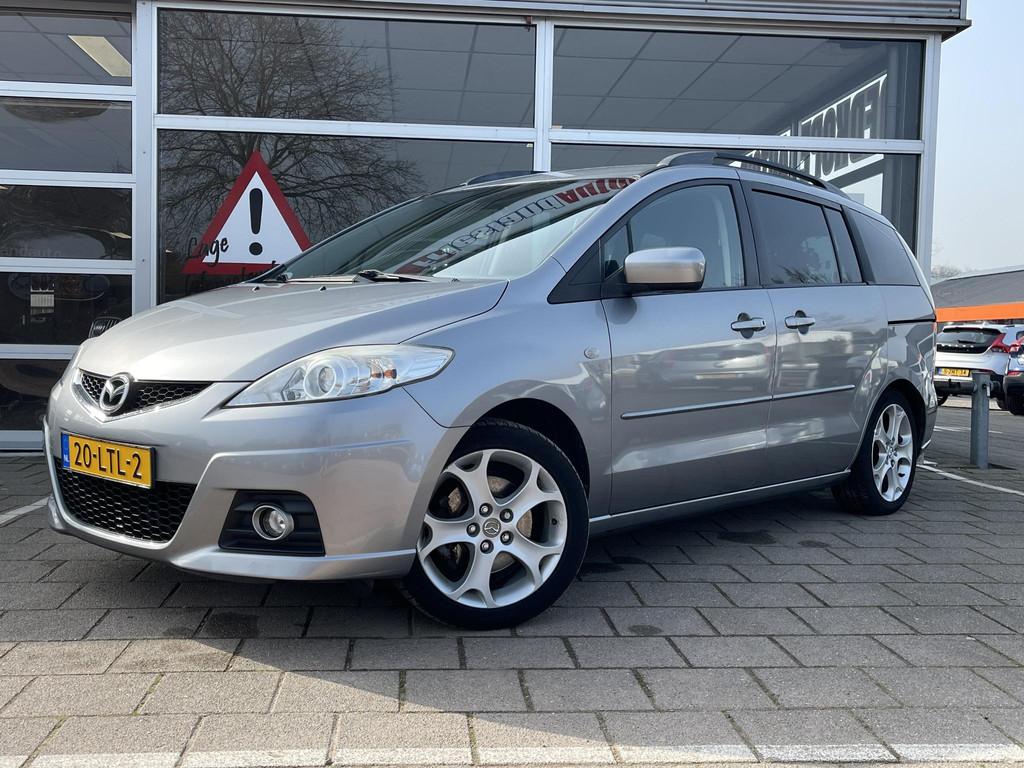 Mazda 5 2.0 TS Plus /7 persoons/Clima/Cruise/Trekhaak/elek., Auto's, Mazda, 145 pk, Stof, Gebruikt, Zwart