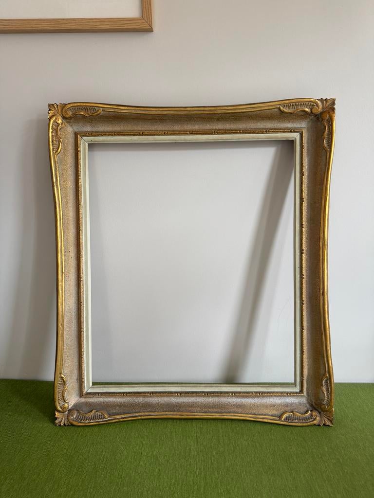 Klassieke lijst goudkleurig, Minder dan 50 cm, Gebruikt, 50 tot 75 cm, Ophalen of Verzenden