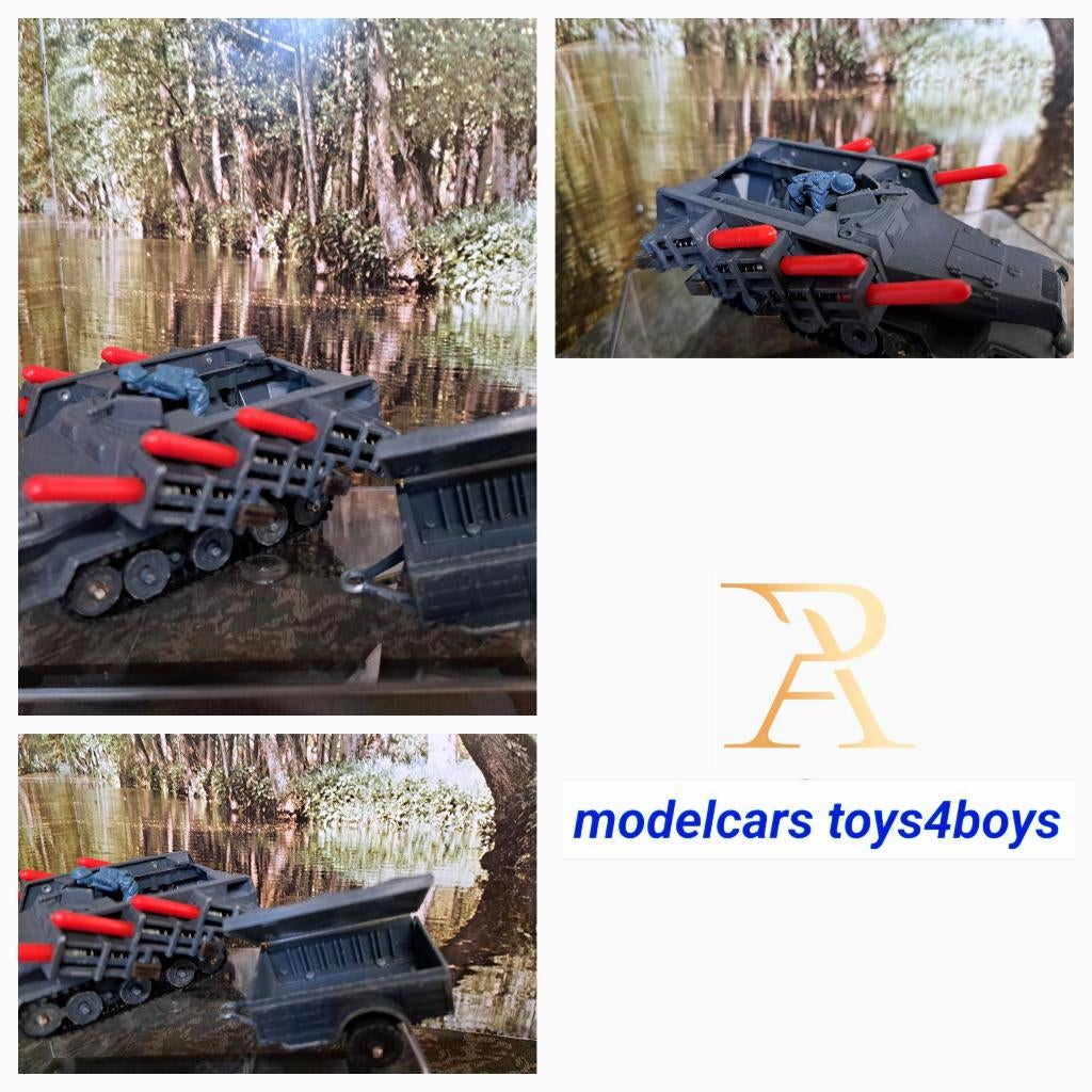 Corgi Toys C907 Halftrack WWII Rocket Launcher& Trailer 1/43, Verzenden, Gebruikt, Auto, Corgi