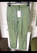 Licht groene lange broek, pantalon maat S merk Loavies, Ophalen of Verzenden, Zo goed als nieuw, Maat 38/40 (M), Lang