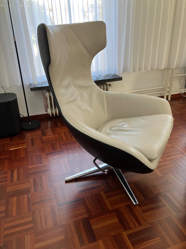 fauteuil Leolux Caruzzo, Huis en Inrichting, Fauteuils, Ophalen, Design, Zo goed als nieuw, 50 tot 75 cm