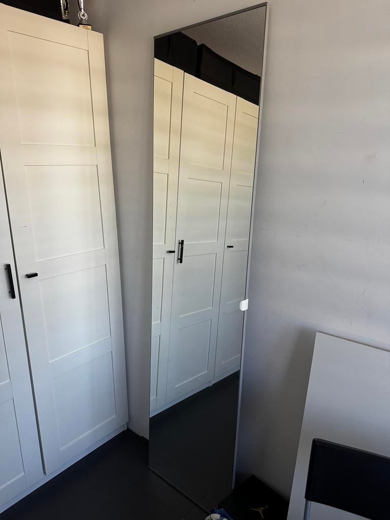 Ikea pax kastdeur met spiegel 2x, 200 cm of meer, Zo goed als nieuw, 50 tot 75 cm, 50 tot 100 cm