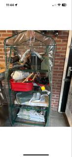 Compacte kweekkas met foliepanelen, Staal, Gebruikt, Folie, Kweekkas