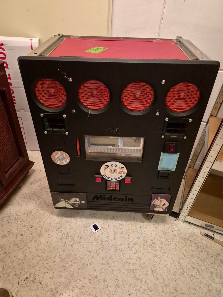 Juxebox met cd's merk midcoin, Verzamelen, Automaten | Jukeboxen, Ophalen, 1970 tot heden, Overige merken