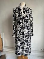 miljuschka jurk maat 40 zwart wit, Maat 38/40 (M), Zwart, Zo goed als nieuw, Onder de knie